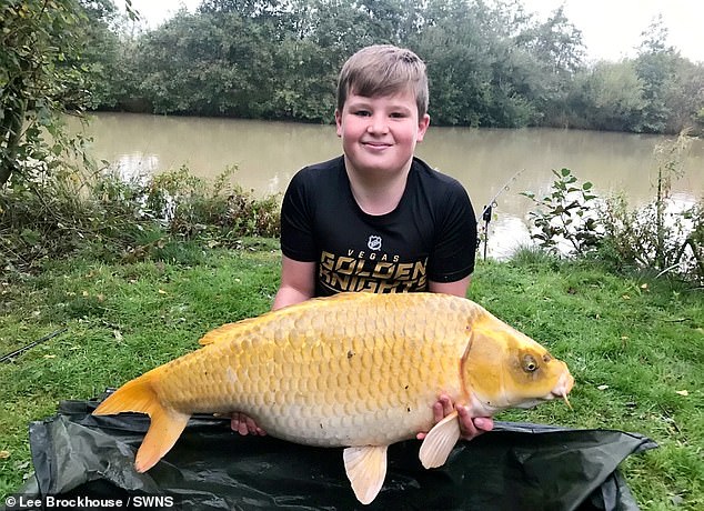 Joseph has become the youngest angler to catch a 100lbs-plus fish in British waters