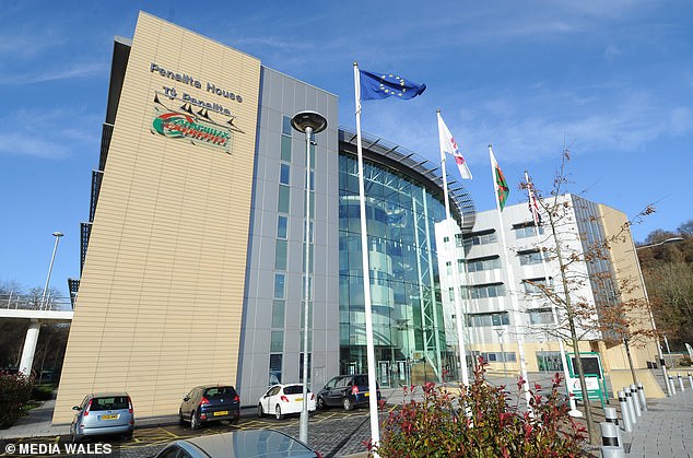 Caerphilly County Borough Council (offices pictured) denied being to blame for the loss of the fish but a county court judge in Cardiff has ruled it should take responsibility