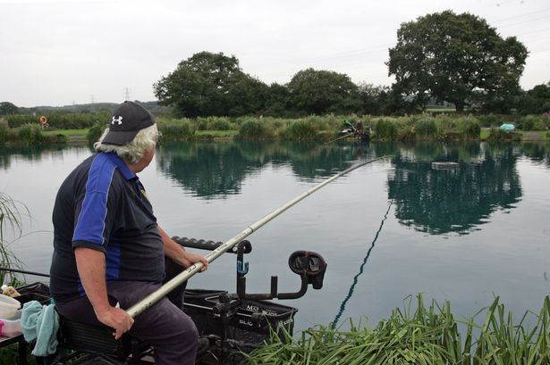 Angler Kevin Fletcher, of Rhyl, tries his luck at Stamford Way Fisheries  Camping in Ewloe. Image: David Powell