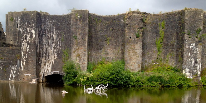 Caerphilly Castle - Metal Octopus