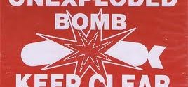 unexploded bomb