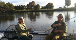 Paul Whitehouse and Bob Mortimer fish River Tay