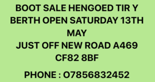Car Boot sales Hengoed