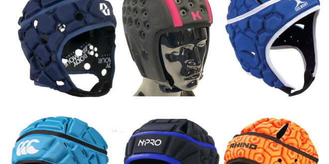 Head collisions - Types of rugby Headguards